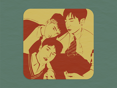 Pentagon Maknae Line ai art design digitalart drawing fanart illustration illustrator kpop pentagon photoshop ps vector