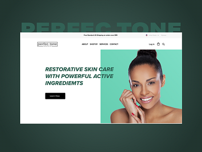 Skin Care Product Landing Page - MOTIF