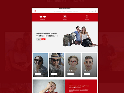 Ecommerce Website Design for Eye Wear Brand - Swissmadelenses branded ecommerce clean design ecommerce ecommerce shop eye catching eyewear minimal shopify typography web design website design