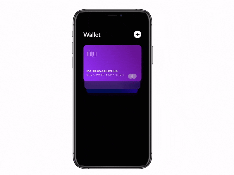App Wallet UX Animation application carteira ux ux design wallet