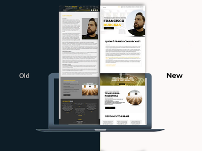 Redesign Website Personal figma redesign redesign concept ui ux visual identity wordpress development