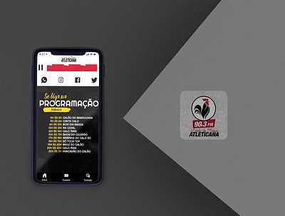 Rádio da Massa 90.3 App app ui ux