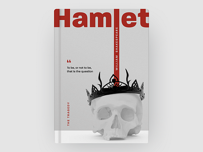 Book Cover / Hamlet William Shakespeare book design inspiration