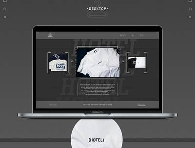 Hotel Shop Cite cite cites clothes clothes shop design designer figma grey t shirt ui ux web design webdesign website