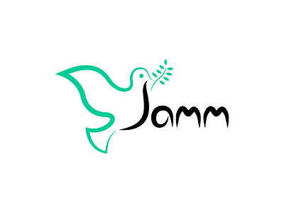 Jamm ( peace in wolof ). typography illustration design