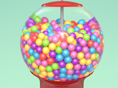 Gumball Machine 3d c4d