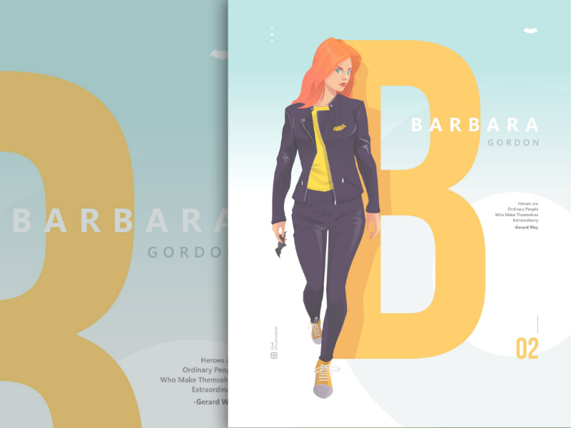 B For Barbara Gordon By Yuniar Arya Pradipta On Dribbble