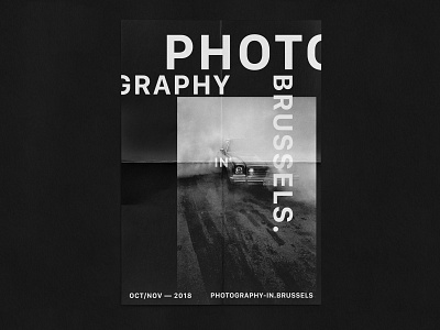 PHOTOGRAPHY IN BRUSSELS — POSTERS BLACK black design exhibition photography poster poster design posters print typography typography poster visual