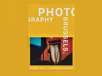PHOTOGRAPHY IN BRUSSELS — POSTERS YELLOW photography poster poster design posters print typography visual yellow