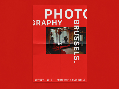 PHOTOGRAPHY IN BRUSSELS — POSTERS RED design photography poster poster design posters red typography typography poster visual