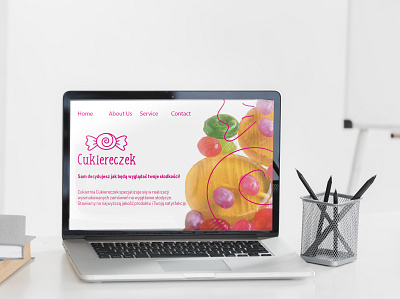 cukiereczek-candy shop brand design brand identity logo design page layout
