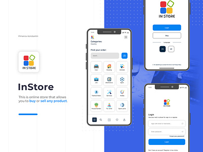 InStore online shop. Mobile application for android