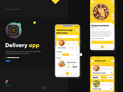 Food delivery restaurant application android