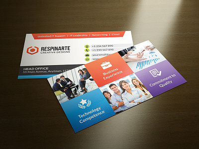Corporate Business Card - RA55 business card corporate respinarte
