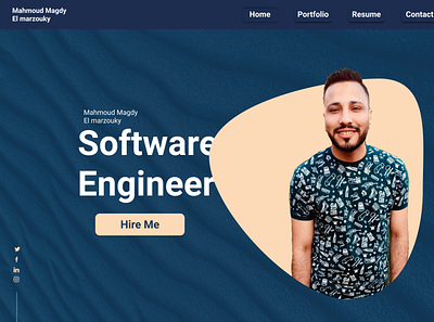 Software Engineer website design figma ui ux website