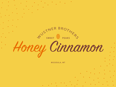Honey Cinnamon - Weekly Warmup adobe illustrator brand design logo minimal packaging vector weeklywarmup