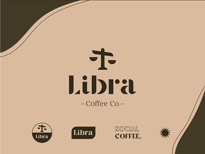 Libra - Weekly Warmup adobe illustrator brand branding coffee design logo minimal vector weekly warm-up weeklywarmup