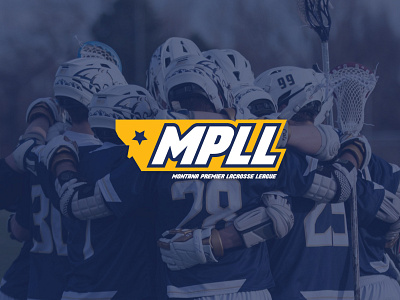 Montana Premier Lacrosse League - Alternate Logo adobe illustrator brand branding design lacrosse logo minimal vector