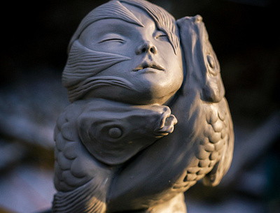 Koi Sculpture chris waind vancouver