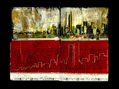 The New York Document Sketchbook art chris waind illustration journal moleskin new york painting sketchbook