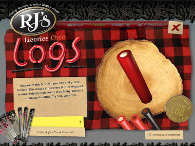 RJ's Licorice Website candy chris waind new zealand packaging vancouver website