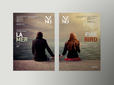 NZSO Fire Bird chris waind graphic design new zealand print. photography vancouver