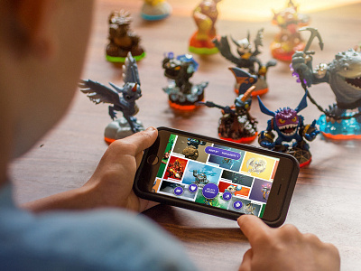 Skylanders app design developer engineering fingerfood skylanders vancouver