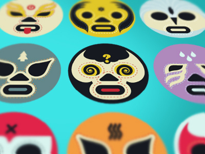 Luchador Icons 2 icon luchador mask