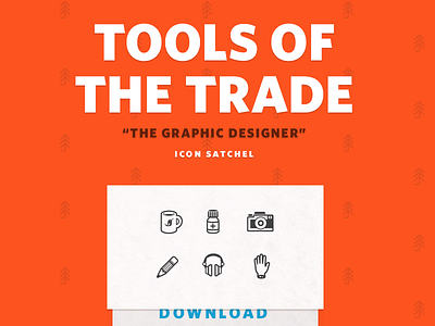 Tools Of The Trade icon pack icons landing red