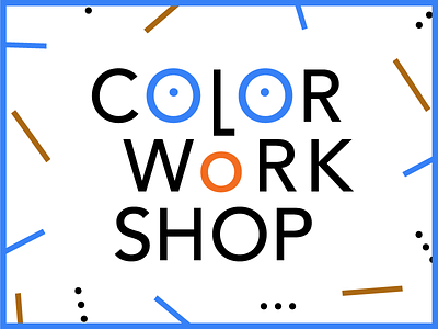 A logo for a color selection class color color palette face logo typography ux ux design
