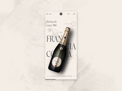 A Wine Experience made in Italy 3d animation cellar drink elegant food italy motion graphics nature product product page soft toscana typography ui warm wine