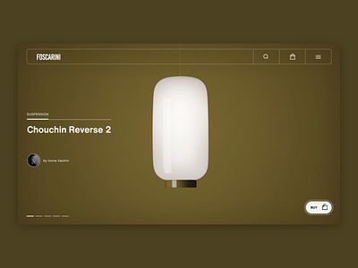 PDP - Product Page 3d animation colors demo interior lamp light made in italy minimal motion graphics pastel pdp product product page prototype swipe