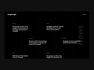 News Overview + Detail Page animation article brand identity demo desktop editorial info listing magazine minimal module motion news responsive text typography