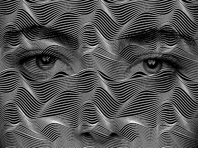SYNAPTIC STIMULI close-up eyes face fx lines strand