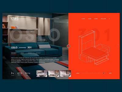 Transformable Furniture by Clei adaptive bed design furniture hybrid interface intern italy minimal sofa splitscreen transform