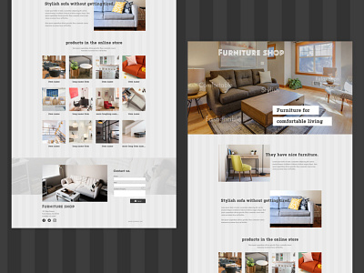 cool modern interior shop interior photoshop shop templatedesign webdesign