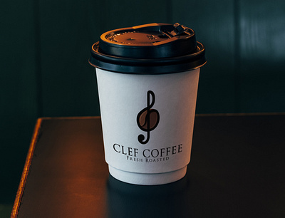 Clef Coffee logo logodesign