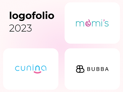 Logofolio 2023 brand branding clothing design graphic design logo school studio