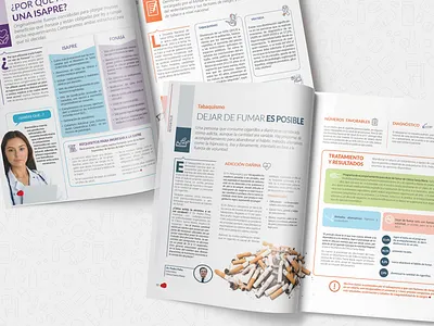 Revista Banmedica branding design editorial fanzine graphic design health magazine medical medicine