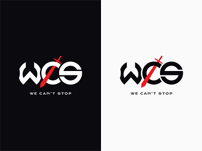 We Can't Stop Logo brand brand design branding esports esports logo gaming gaming logo identity logo logomark mark modern vector