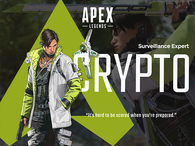 Crypto Poster Concept apex apex legends concept design esport esports game gaming graphic design poster print