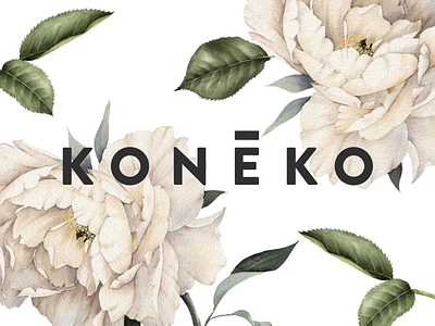Koneko - Branding & Logo Design branding design flowers logo