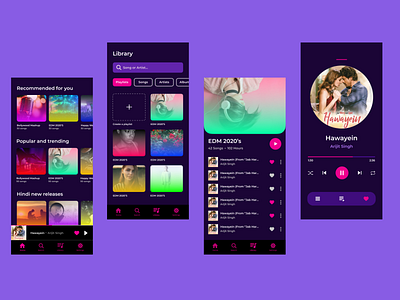 Rhyzmo- Songs Player Design design figma figma design figmadesign illustration minimal ui ux web