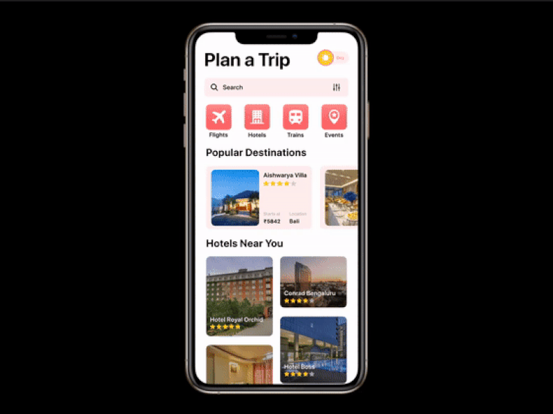 Travel Booking App