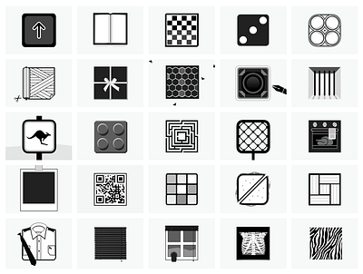 a-z in squares a z design doingthingswithshapes geometric design illustration shapes squares