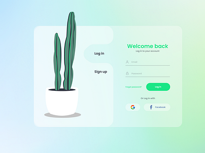 Welcome back — Login banner dailyui figma login ui web web design welcome back