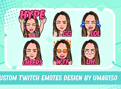 4103 twitch emotes badges cartoon emotes chibi twitch emotes design emotes illustration kawaii twitch emotes logo streamer twitch emotes twitch sub badges