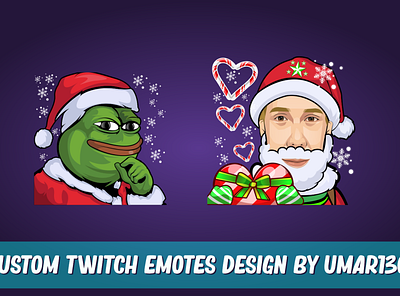 xmas emotes edition badges cartoon emotes chibi twitch emotes design emotes kawaii twitch emotes streamer twitch emotes twitch sub badges twitchtv