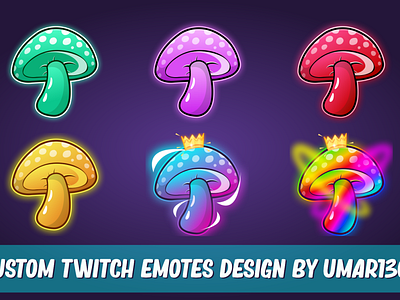 mushroom twitch sub badges