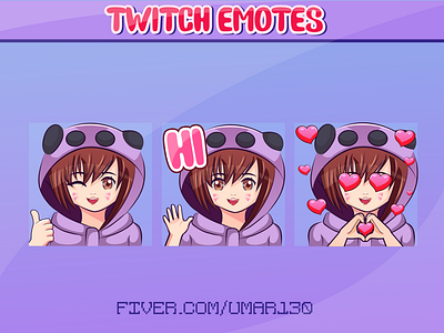 Graphics For Streamer Dribbble - roblox twitch emotes